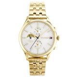 Buy Shop Tommy Hilfiger Whitney Chronograph Quartz Mother of Pearl White Dial Gold Steel Strap Watch For Women - 1782121 USA Online