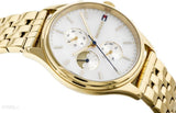Buy Shop Tommy Hilfiger Whitney Chronograph Quartz Mother of Pearl White Dial Gold Steel Strap Watch For Women - 1782121 USA Online