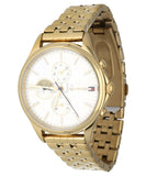 Buy Shop Tommy Hilfiger Whitney Chronograph Quartz Mother of Pearl White Dial Gold Steel Strap Watch For Women - 1782121 USA Online