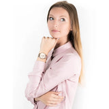 Buy Shop Tommy Hilfiger Whitney Chronograph Quartz Rose Gold Dial Rose Gold Steel Strap Watch For Women - 1782120 USA Online