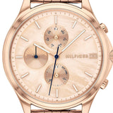 Buy Shop Tommy Hilfiger Whitney Chronograph Quartz Rose Gold Dial Rose Gold Steel Strap Watch For Women - 1782120 USA Online