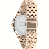 Buy Shop Tommy Hilfiger Whitney Chronograph Quartz Rose Gold Dial Rose Gold Steel Strap Watch For Women - 1782120 USA Online