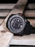 Buy Shop Tommy Hilfiger Windsurf Black Dial Black Rubber Strap Watch for Men- 1791114 USA Online