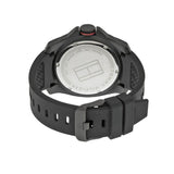 Buy Shop Tommy Hilfiger Windsurf Black Dial Black Rubber Strap Watch for Men- 1791114 USA Online