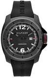 Buy Shop Tommy Hilfiger Windsurf Black Dial Black Rubber Strap Watch for Men- 1791114 USA Online