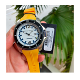 Buy Shop Tommy Hilfiger Windsurf White Dial Yellow Rubber Strap Watch for Men - 1791115 USA Online