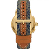 Buy Shop Tory Burch Classic Chronograph White Dial Grey Nylon Strap Watch for Women - TBW1035 USA Online