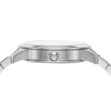 Buy Shop Tory Burch Collins White Dial Silver Steel Strap Watch for Women - TBW1301 USA Online