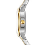 Buy Shop Tory Burch Collins White Dial Two Tone Steel Strap Watch for Women - TBW1306 USA Online