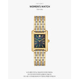 Buy Shop Tory Burch Eleanor Mother of Pearl Black Dial Two Tone Steel Strap Watch for Women - TBW1084 USA Online