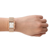 Buy Shop Tory Burch Eleanor Mother of Pearl White Dial Rose Gold Steel Strap Watch for Women - TBW1079 USA Online