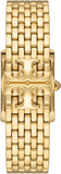Buy Shop Tory Burch Eleanor White Dial Gold Steel Strap Watch for Women - TBW1060 USA Online