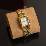 Buy Shop Tory Burch Eleanor White Dial Gold Steel Strap Watch for Women - TBW1060 USA Online
