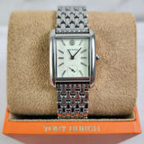 Buy Shop Tory Burch Eleanor White Dial Silver Steel Strap Watch for Women - TBW1069 USA Online