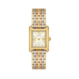 Buy Shop Tory Burch Eleanor White Dial Tri Tone Steel Strap Watch for Women - TBW1078 USA Online
