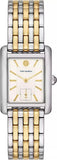 Buy Shop Tory Burch Eleanor White Dial Two Tone Steel Strap Watch for Women - TBW1070 USA Online