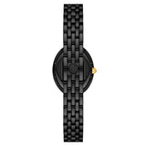 Buy Shop Tory Burch Oval Black Dial Black Steel Strap Watch for Women - TBW6035 USA Online