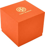 Buy Shop Tory Burch Oval Crystals Mother of Pearl Dial Two Tone Steel Strap Watch for Women - YBW6037 USA Online