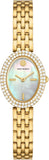 Buy Shop Tory Burch Oval Mother of Pearl Dial Gold Steel Strap Watch for Women - TBW6034 USA Online