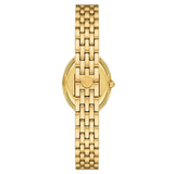 Buy Shop Tory Burch Oval White Dial Gold Steel Strap Watch for Women - TBW6032 USA Online