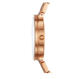 Buy Shop Tory Burch Reva Rose Gold Dial Rose Gold Steel Strap Watch for Women - TBW4028 USA Online