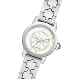 Buy Shop Tory Burch Reva Silver Dial Silver Steel Strap Watch for Women - TBW4044 USA Online