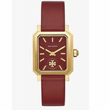 Buy Shop Tory Burch Robinson Quartz Red Dial Red Leather Strap Watch for Women - TBW1505 USA Online
