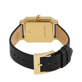 Buy Shop Tory Burch Robinson White Dial Black Leather Strap Watch for Women - TBW1504 USA Online