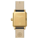 Buy Shop Tory Burch Robinson White Dial Black Leather Strap Watch for Women - TBW1504 USA Online