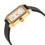 Buy Shop Tory Burch Robinson White Dial Black Leather Strap Watch for Women - TBW1504 USA Online