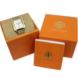 Buy Shop Tory Burch Robinson White Dial Brown Leather Strap Watch for Women - TBW1503 USA Online
