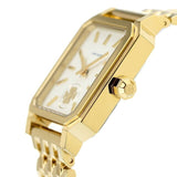 Buy Shop Tory Burch Robinson White Dial Gold Steel Strap Watch for Women - TBW1500 USA Online