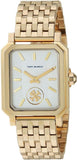 Buy Shop Tory Burch Robinson White Dial Gold Steel Strap Watch for Women - TBW1500 USA Online