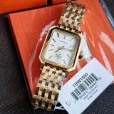 Buy Shop Tory Burch Robinson White Dial Gold Steel Strap Watch for Women - TBW1500 USA Online