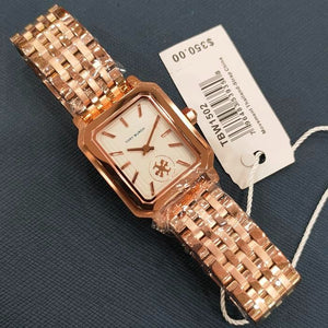 Buy Shop Tory Burch Robinson White Dial Rose Gold Steel Strap Watch for Women - TBW1502 USA Online