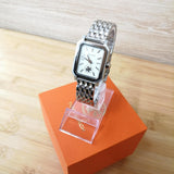 Buy Shop Tory Burch Robinson White Dial Silver Steel Strap Watch for Women - TBW1510 USA Online