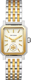 Buy Shop Tory Burch Robinson White Dial Two Tone Steel Strap Watch for Women - TBW1501 USA Online