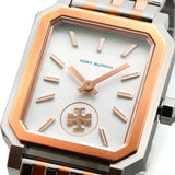 Buy Shop Tory Burch Robinson White Dial Two Tone Steel Strap Watch for Women - TBW1509 USA Online
