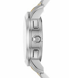 Buy Shop Tory Burch The Tory Chronograph White Dial Two Tone Steel Strap Watch for Women - TBW1052 USA Online
