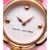 Buy Shop Marc Jacobs Courtney White Dial Rose Gold Steel Strap Watch for Women - MJ3458 USA Online