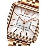 Marc Jacobs Vic White Dial Rose Gold Steel Strap Watch for Women - MJ3514