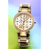 Buy Shop Michael Kors Parker Gold Dial Gold Steel Strap Watch for Women - MK6469 USA Online