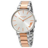 Buy Shop Coach Perry Silver Dial Two Tone Steel Strap Watch for Women - 14503346 USA Online