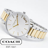 Buy Shop Coach Perry Silver Dial Two Tone Steel Strap Watch for Women - 14503347 USA Online