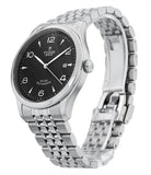Buy Shop Tudor 1926 Automatic Black Dial Silver Steel Strap Watch for Men - M91650-0002 USA Online