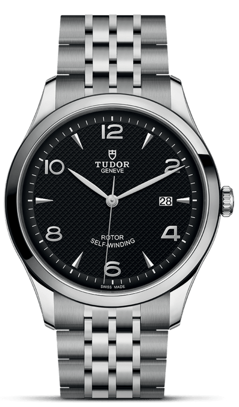 Buy Shop Tudor 1926 Automatic Black Dial Silver Steel Strap Watch for Men - M91650-0002 USA Online