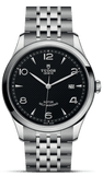 Buy Shop Tudor 1926 Automatic Black Dial Silver Steel Strap Watch for Men - M91650-0002 USA Online