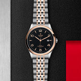 Buy Shop Tudor 1926 Automatic Black Dial Two Tone Steel Strap Watch for Men - M91651-0003 USA Online