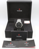 Buy Shop Tudor 1926 Automatic Diamonds Black Dial Silver Steel Strap Watch for Men - M91650-0004 USA Online