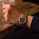 Buy Shop Tudor 1926 Automatic Diamonds Black Dial Two Tone Steel Strap Watch for Men - M91651-0004 USA Online
